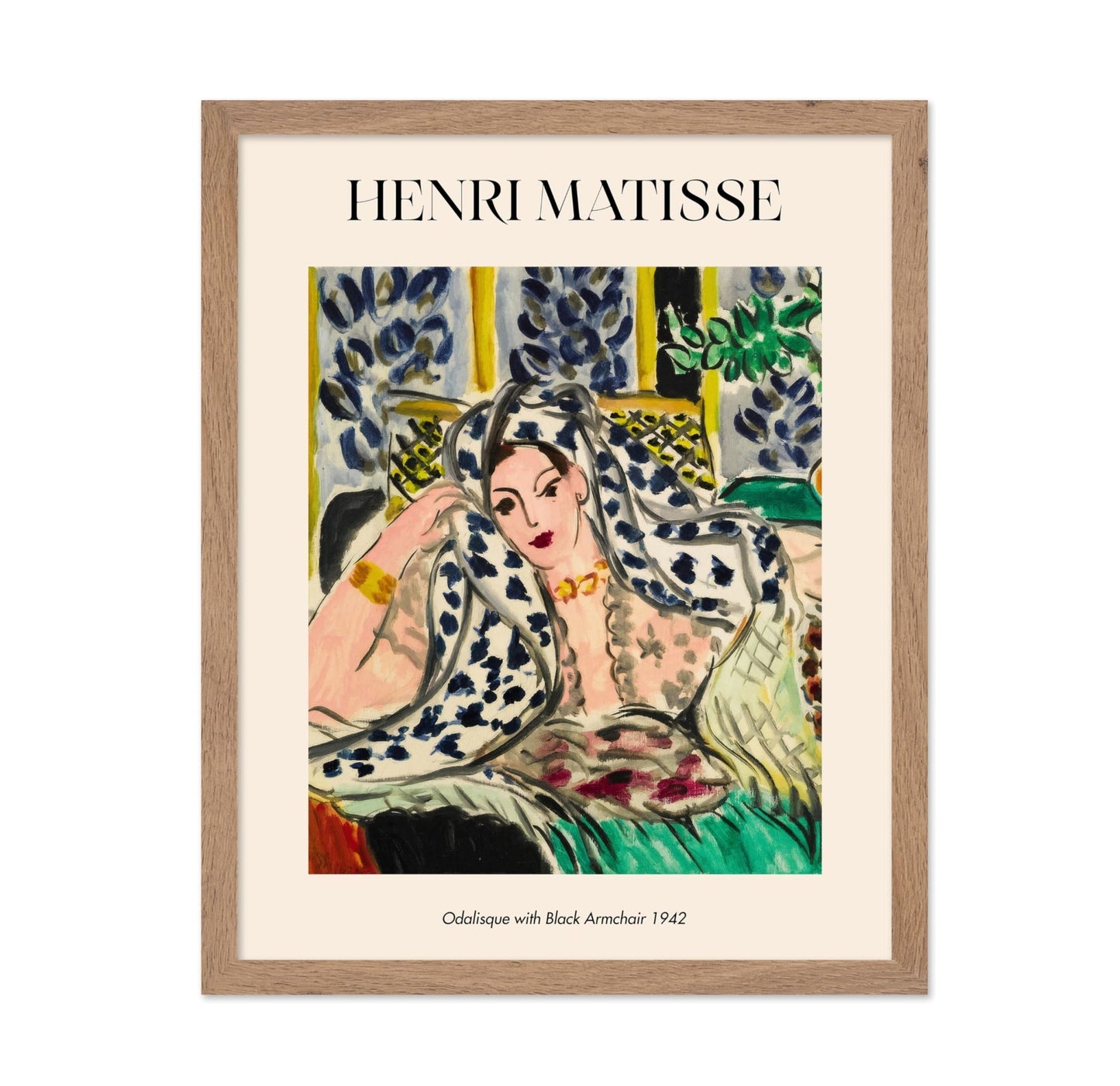 Henri Matisse - Odalisque with Black Armchair
