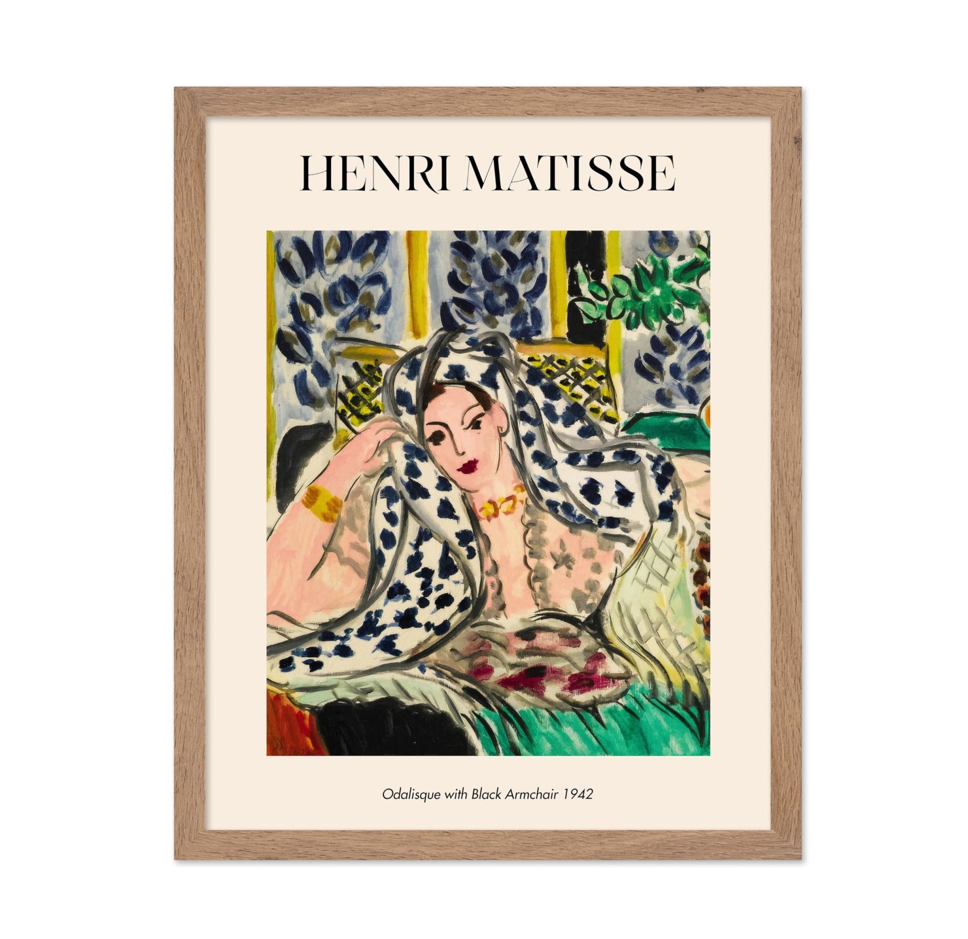 Henri Matisse - Odalisque with Black Armchair