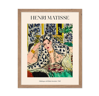 Henri Matisse - Odalisque with Black Armchair