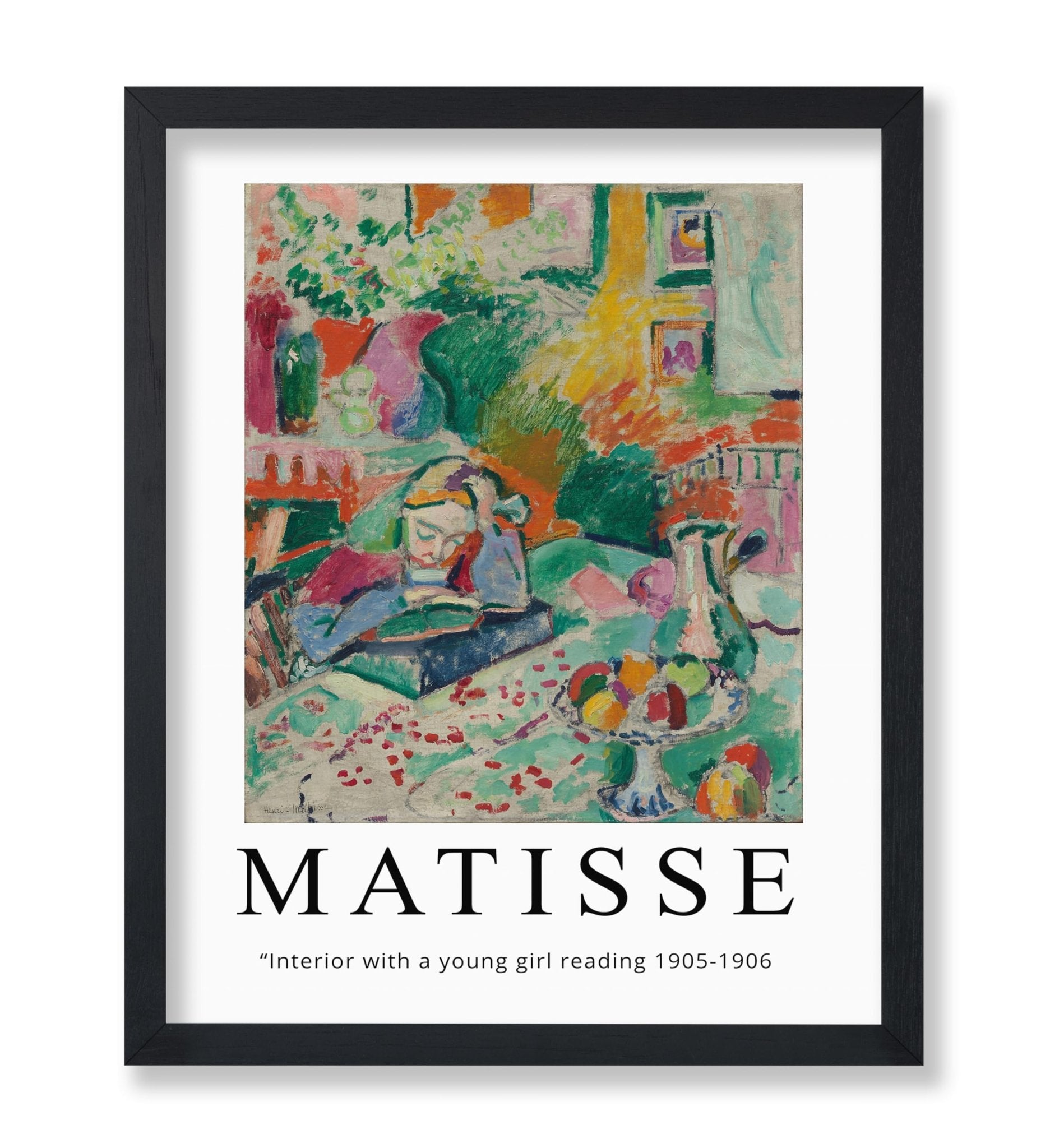 Henri Matisse - Interior with a Young Girl Reading