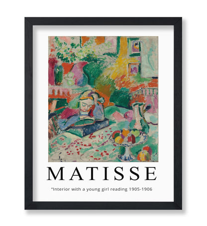 Henri Matisse - Interior with a Young Girl Reading