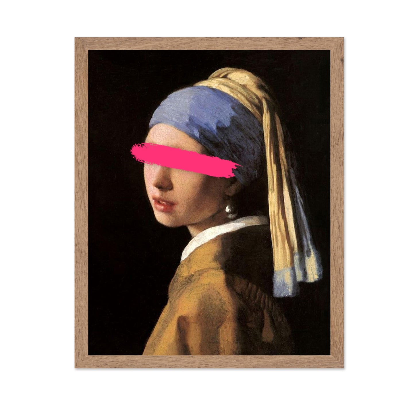 Altered Portrait of Girl With A Pearl Earring