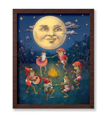 Frogs Dancing Under The Moon