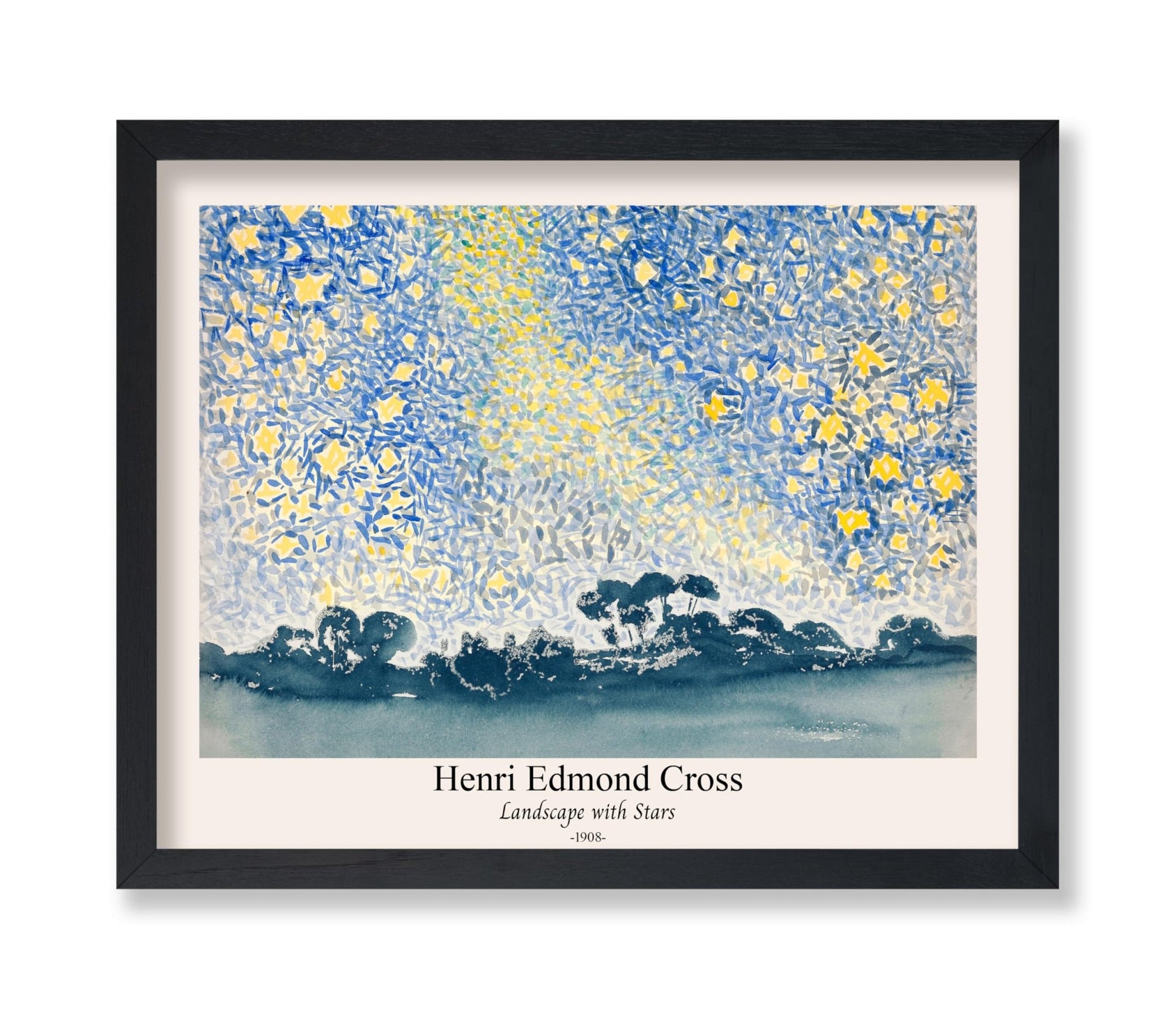 Henri Edmond Cross - Landscape with Stars