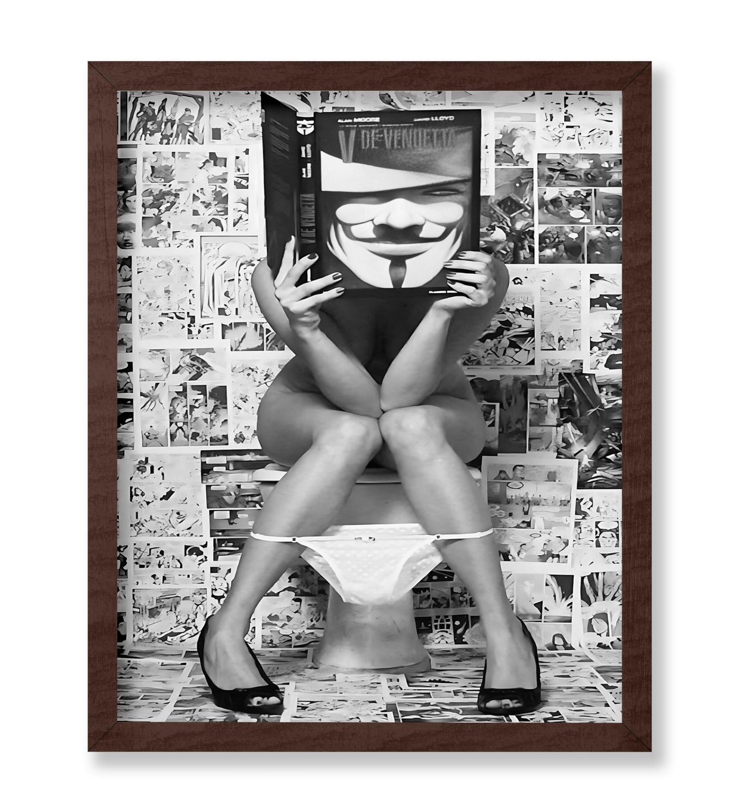 Girl on Toilet