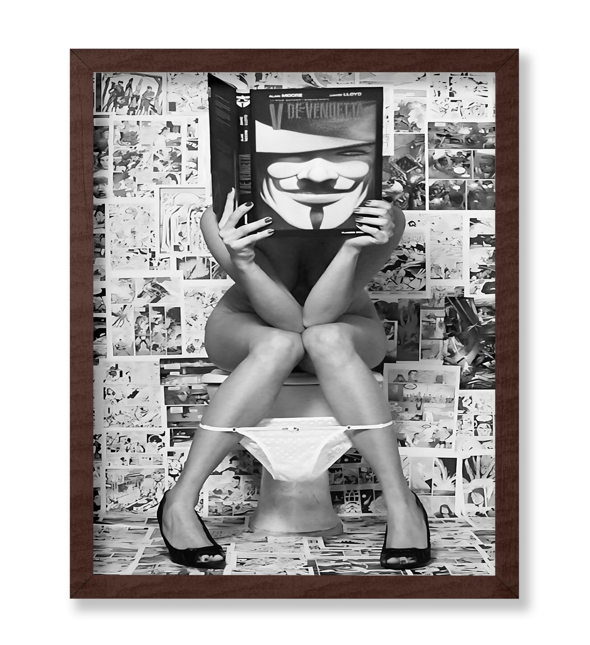 Girl on Toilet