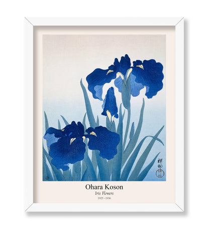 Ohara Koson - Iris Flowers No1