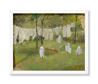Ghosts at Laundry Line