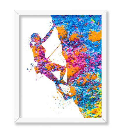 Watercolor Climbing