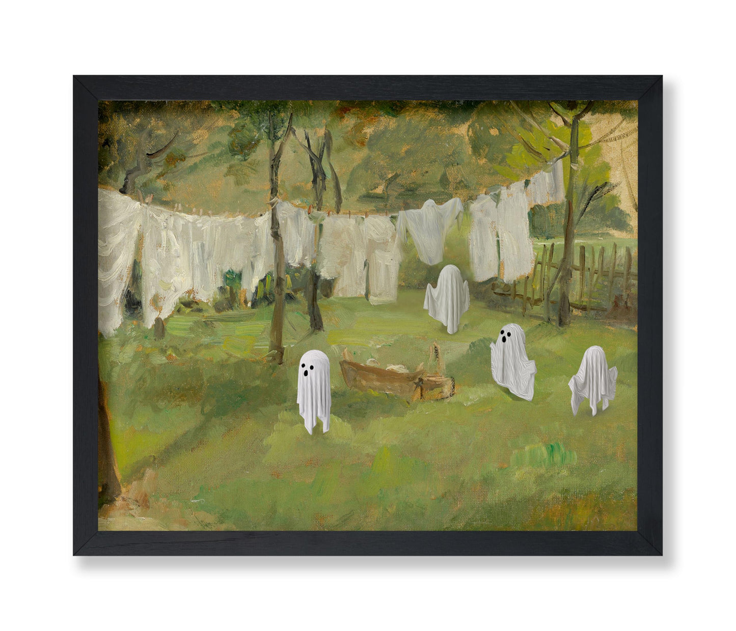 Ghosts at Laundry Line
