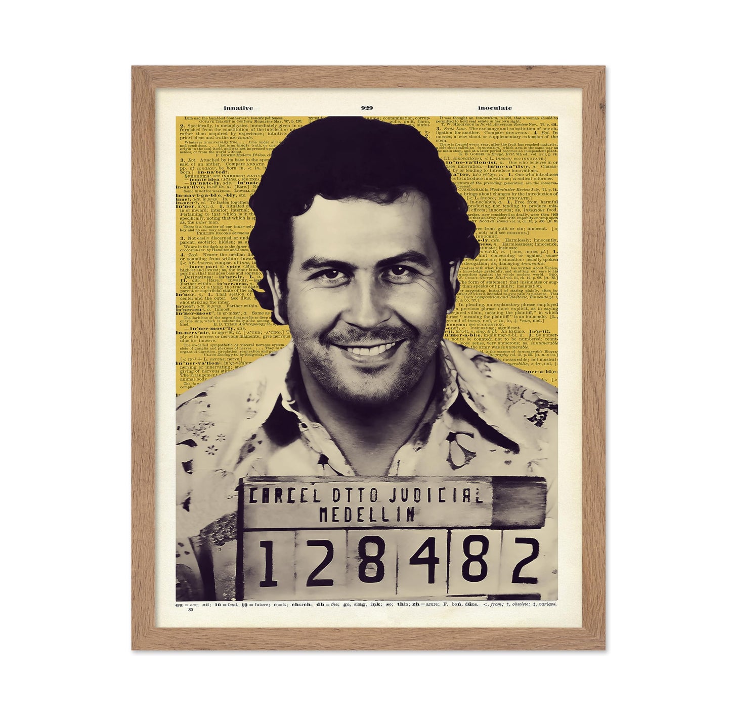Pablo Escobar Mugshot No3