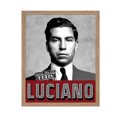 Lucky Luciano Portrait