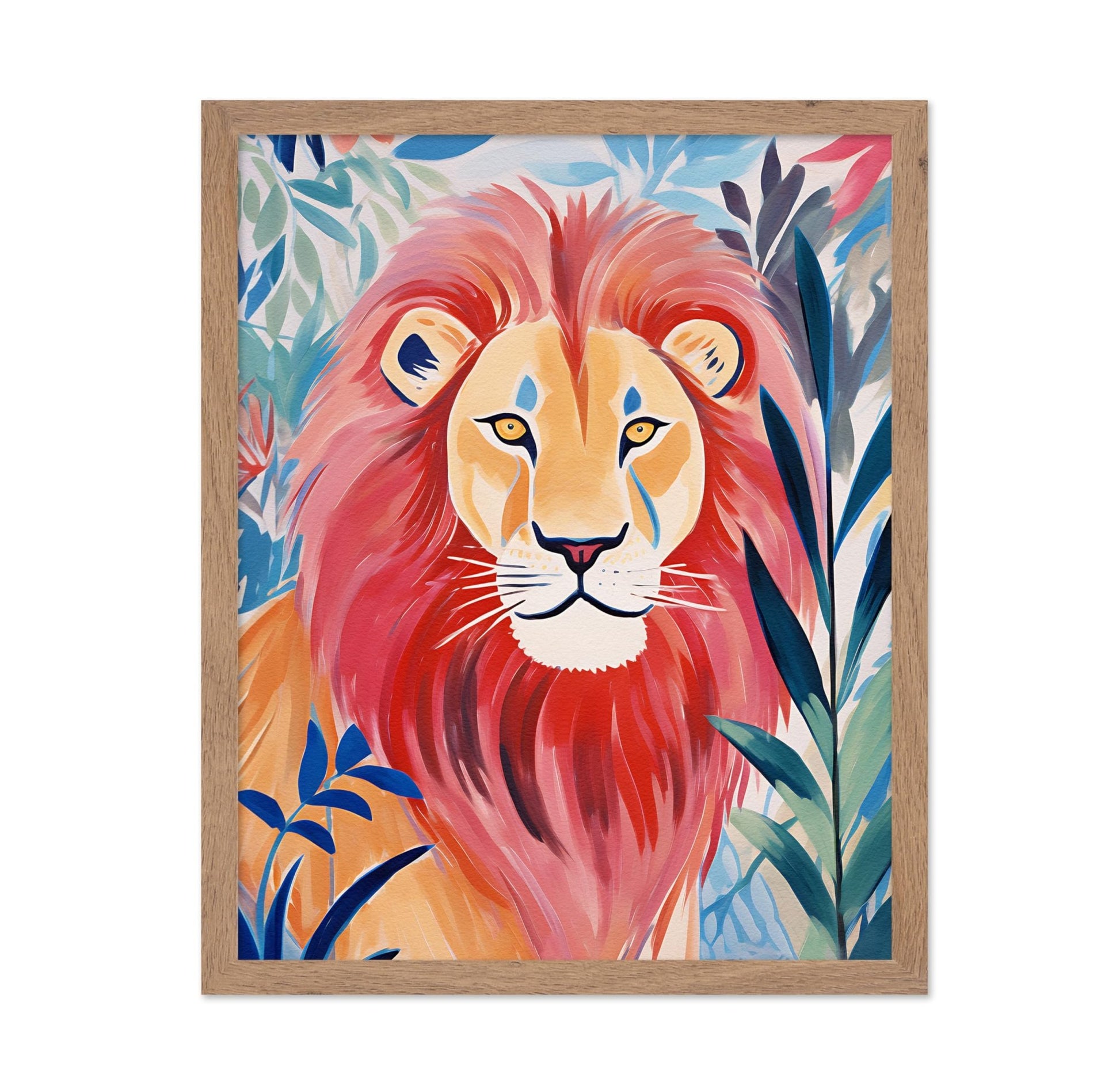 Watercolor Lion