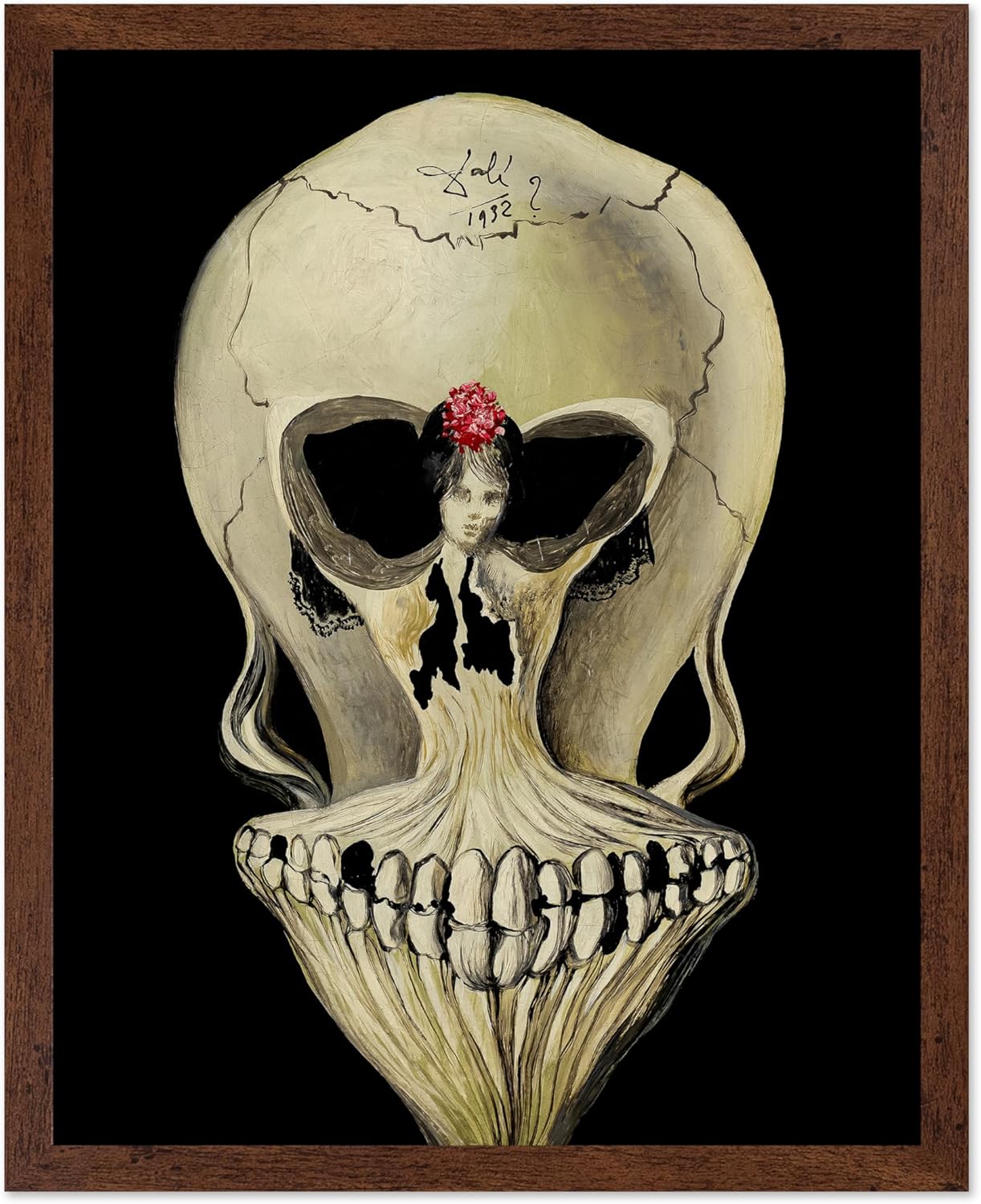 Salvador Dali - Ballerina in a Death's Head