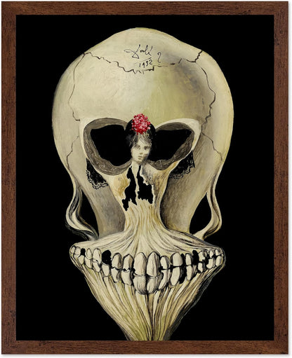 Salvador Dali - Ballerina in a Death's Head