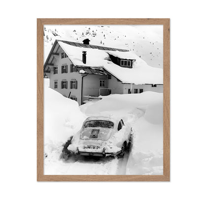 Car Stuck in Snow