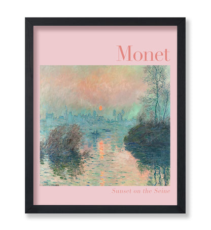 Claude Monet - Sunset on the Seine