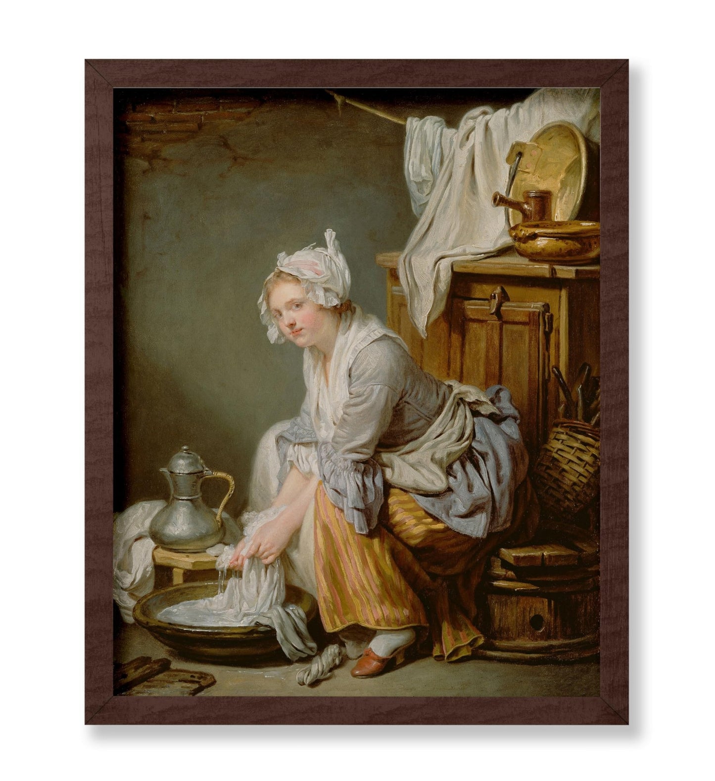 Jean-Baptiste Greuze - The Laundress