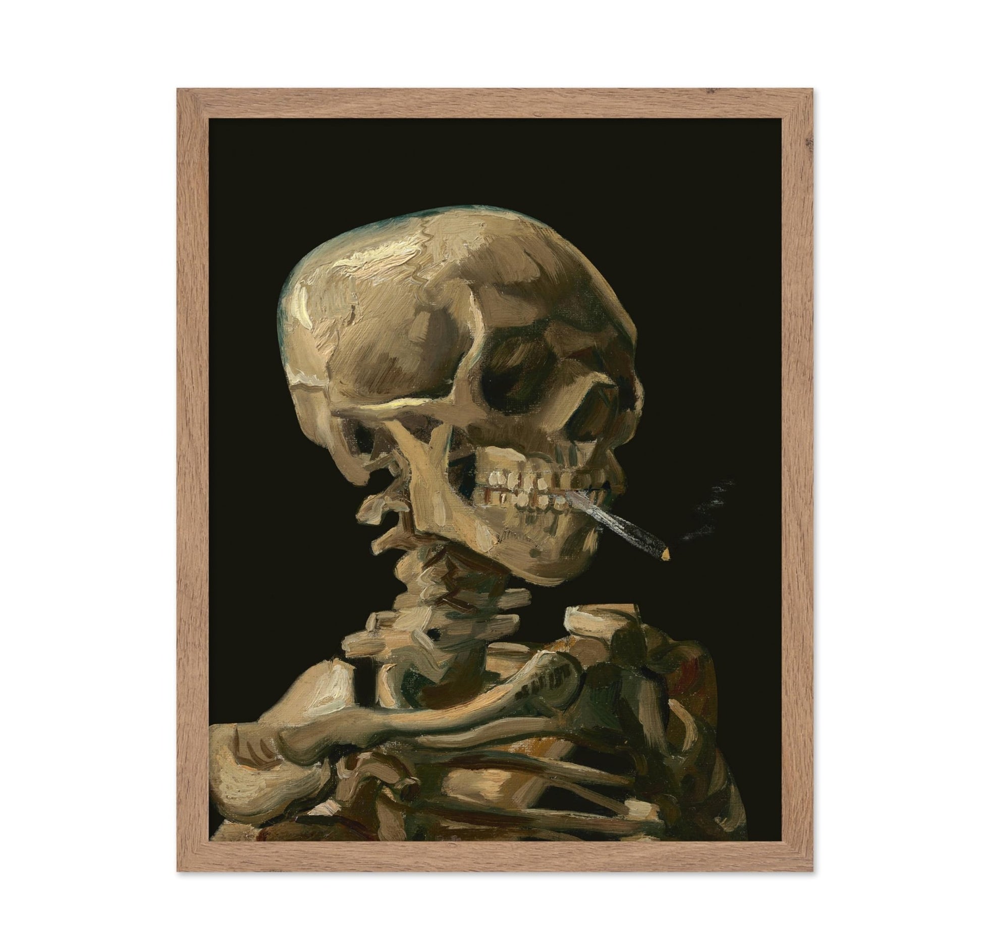 Van Gogh - Skull of a Skeleton No2
