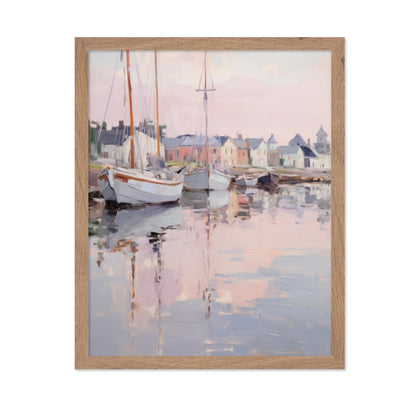 Sailboats in Harbor No2