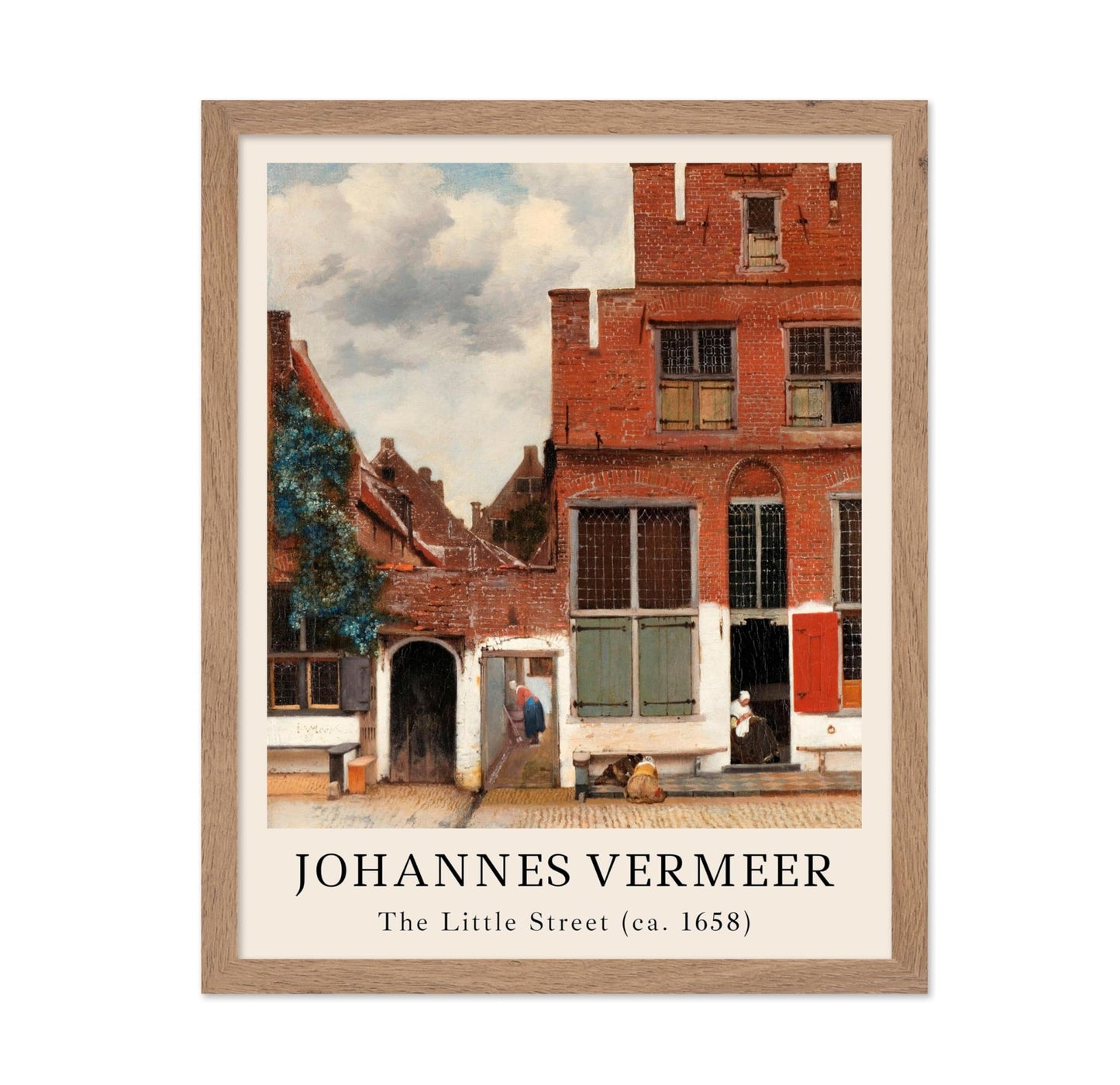 Johannes Vermeer - The Little Street No1
