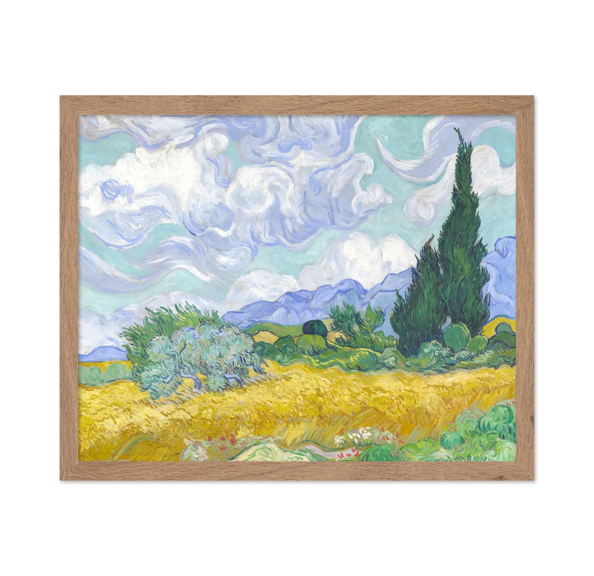 Van Gogh - Wheat Field with Cypresses No1