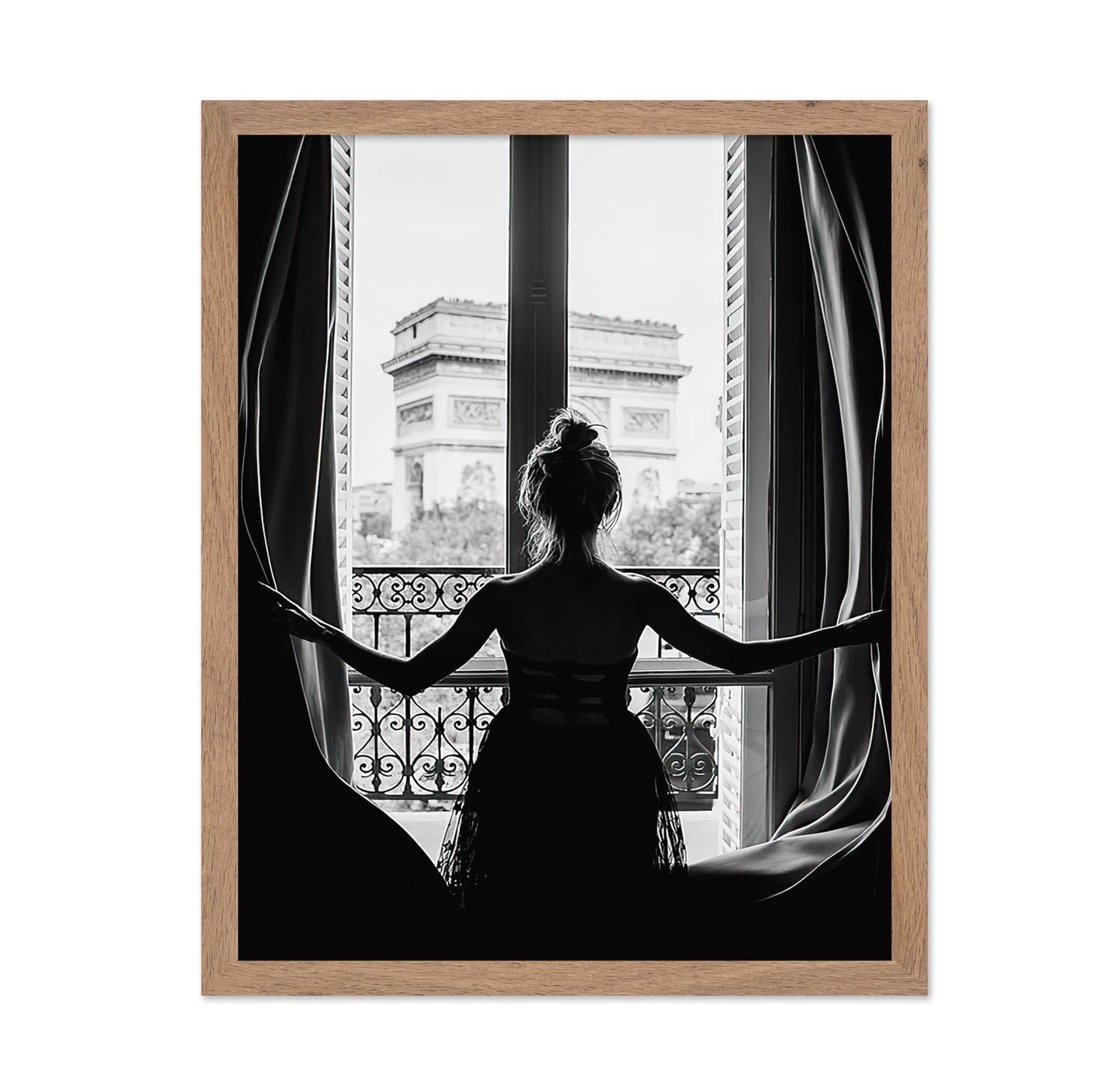 Girl in Paris Window