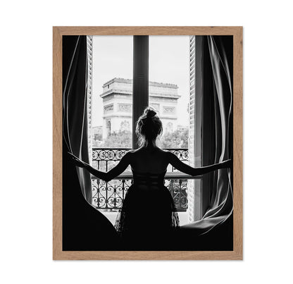 Girl in Paris Window