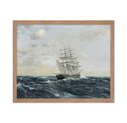 Three-Master on the High Seas