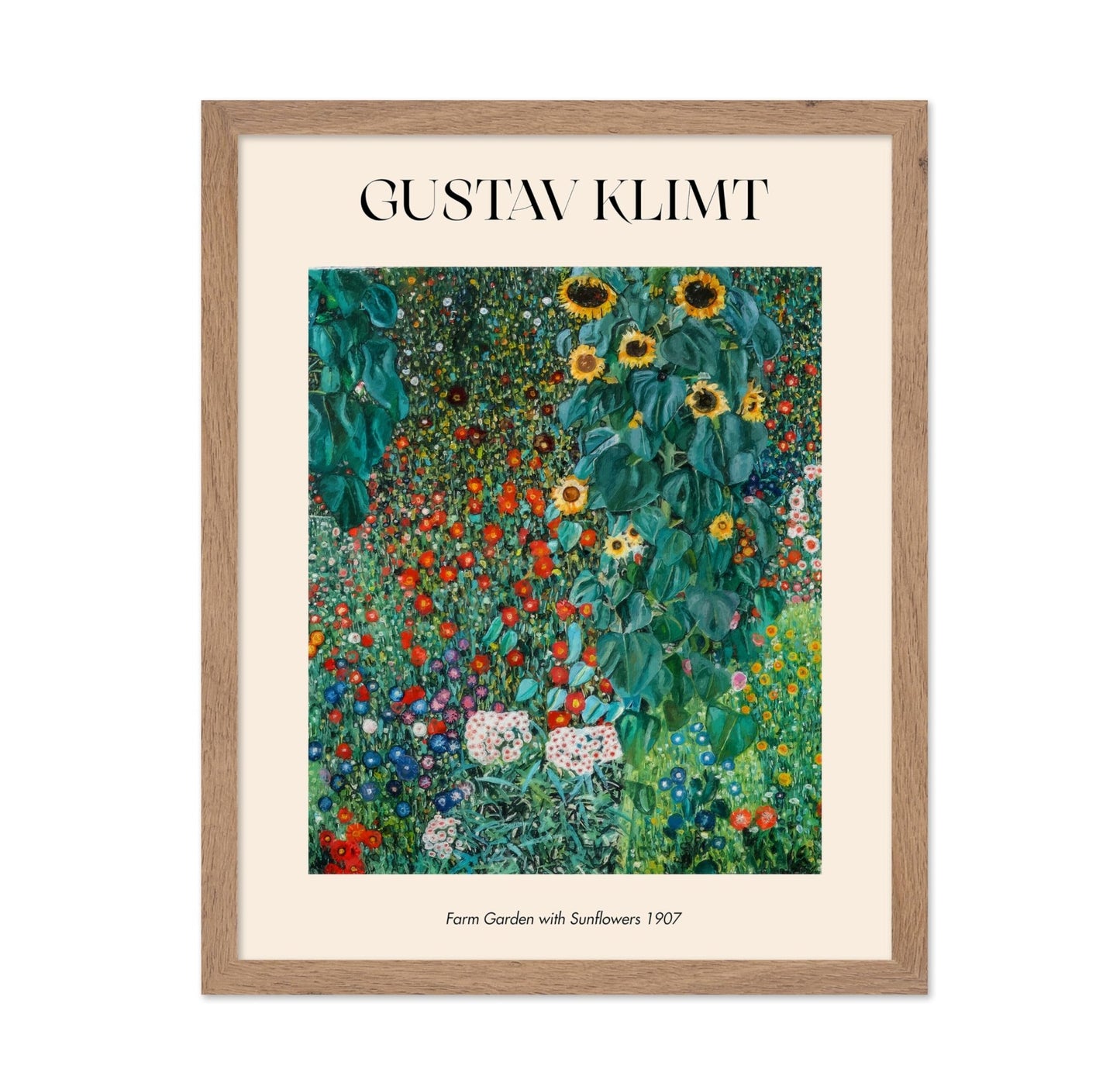 Gustav Klimt - Flower Garden with Sunflowers