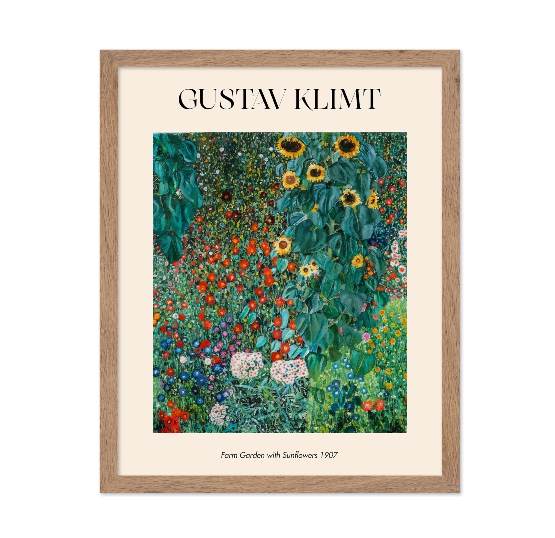 Gustav Klimt - Flower Garden with Sunflowers