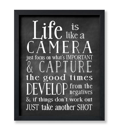 Life Is Like A Camera