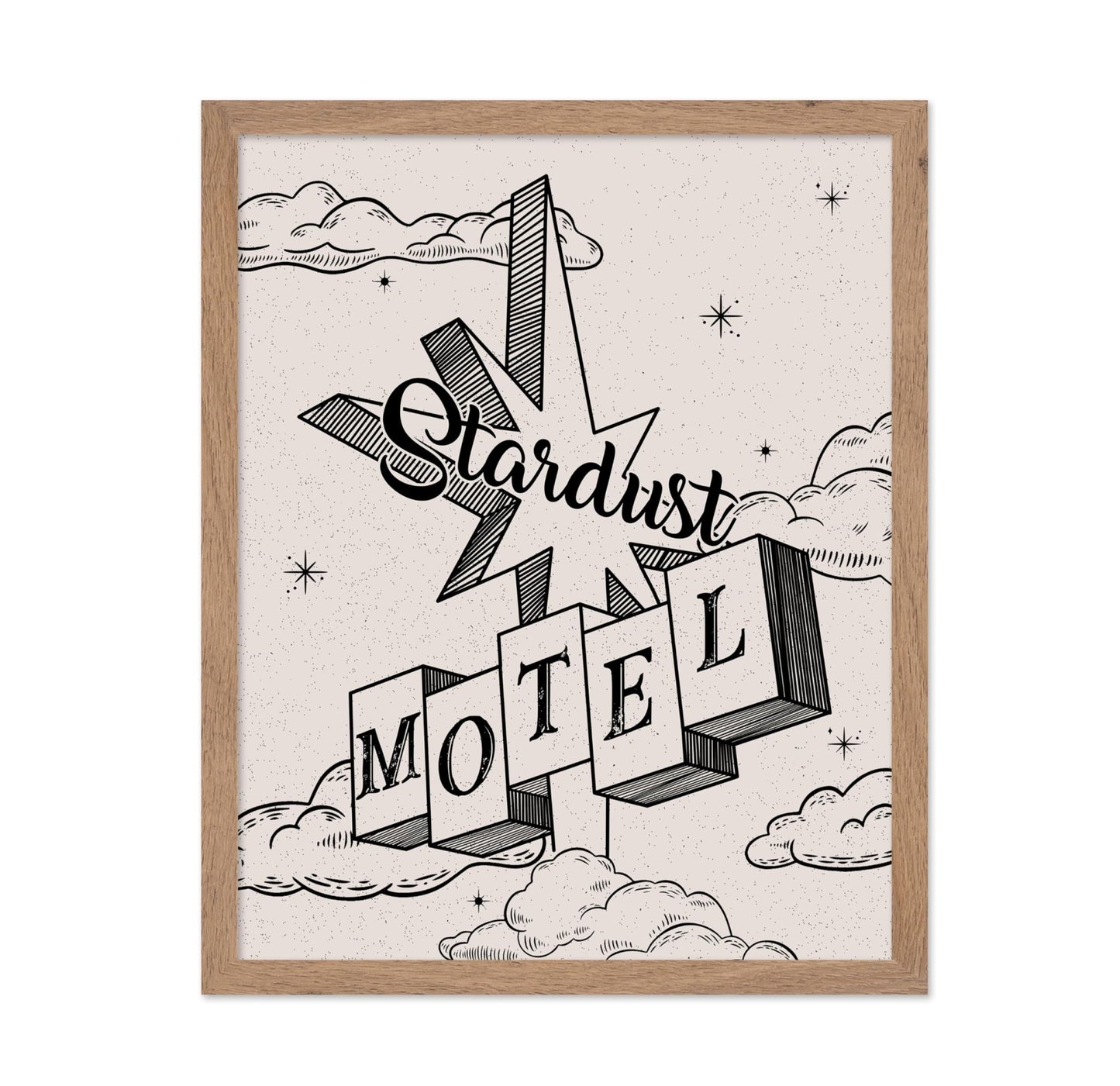 Beige Stardust Motel