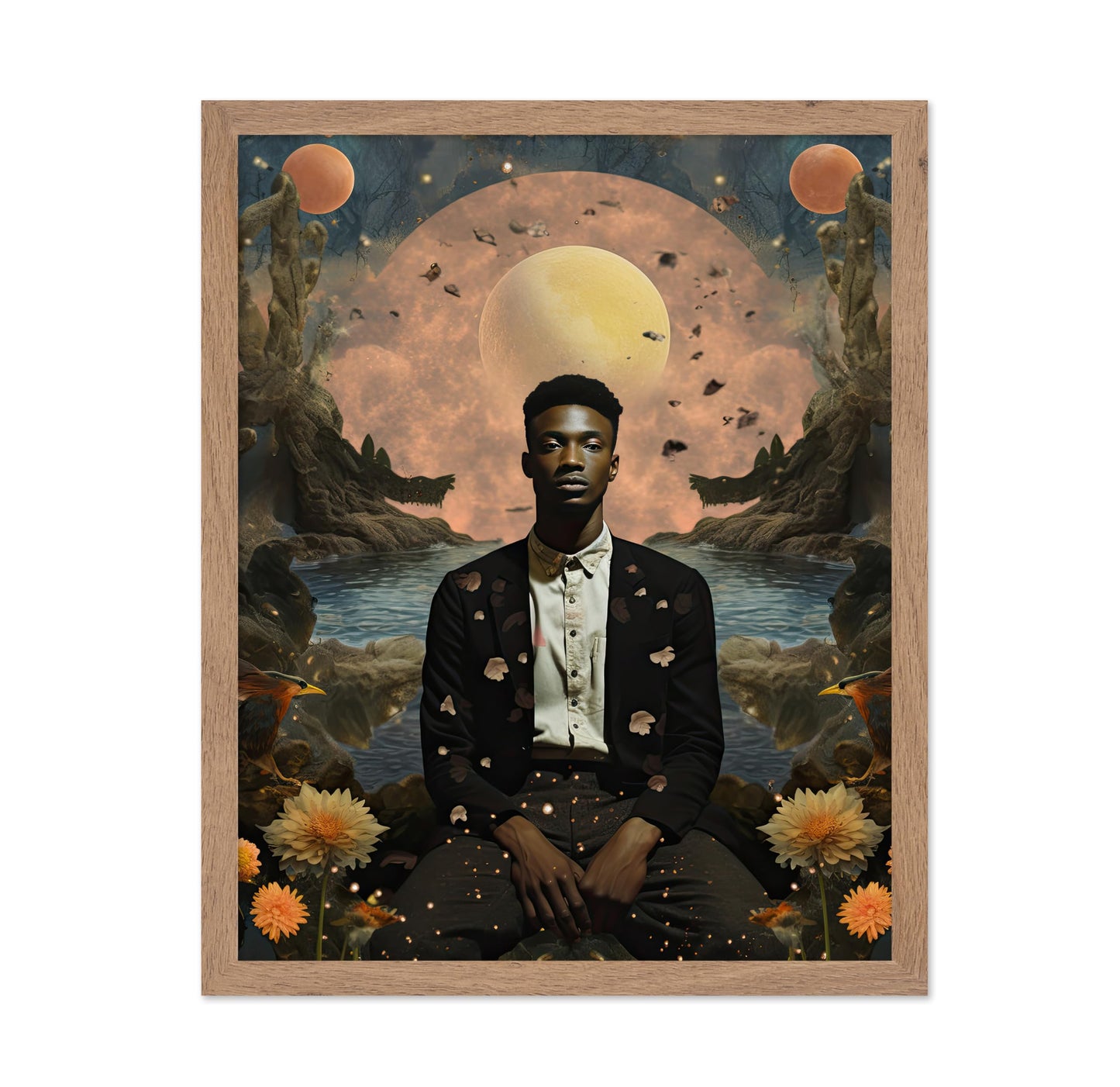 Trippy African American Man