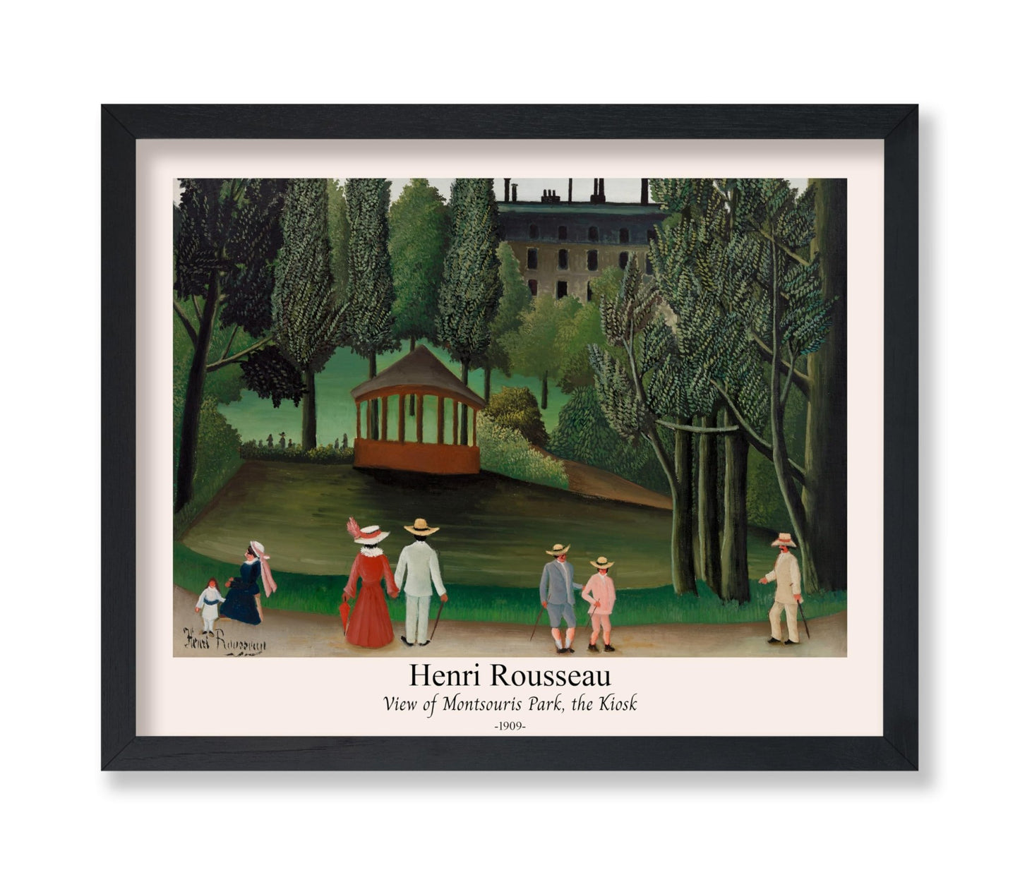 Henri Rousseau - View of Montsouris Park