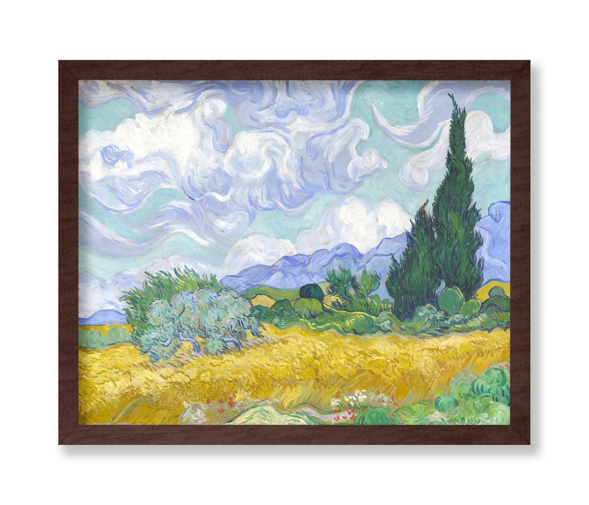 Van Gogh - Wheat Field with Cypresses No1