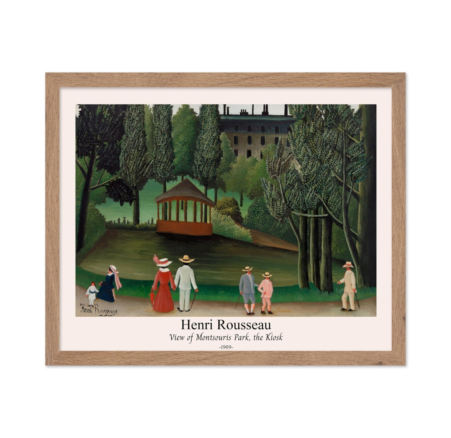 Henri Rousseau - View of Montsouris Park