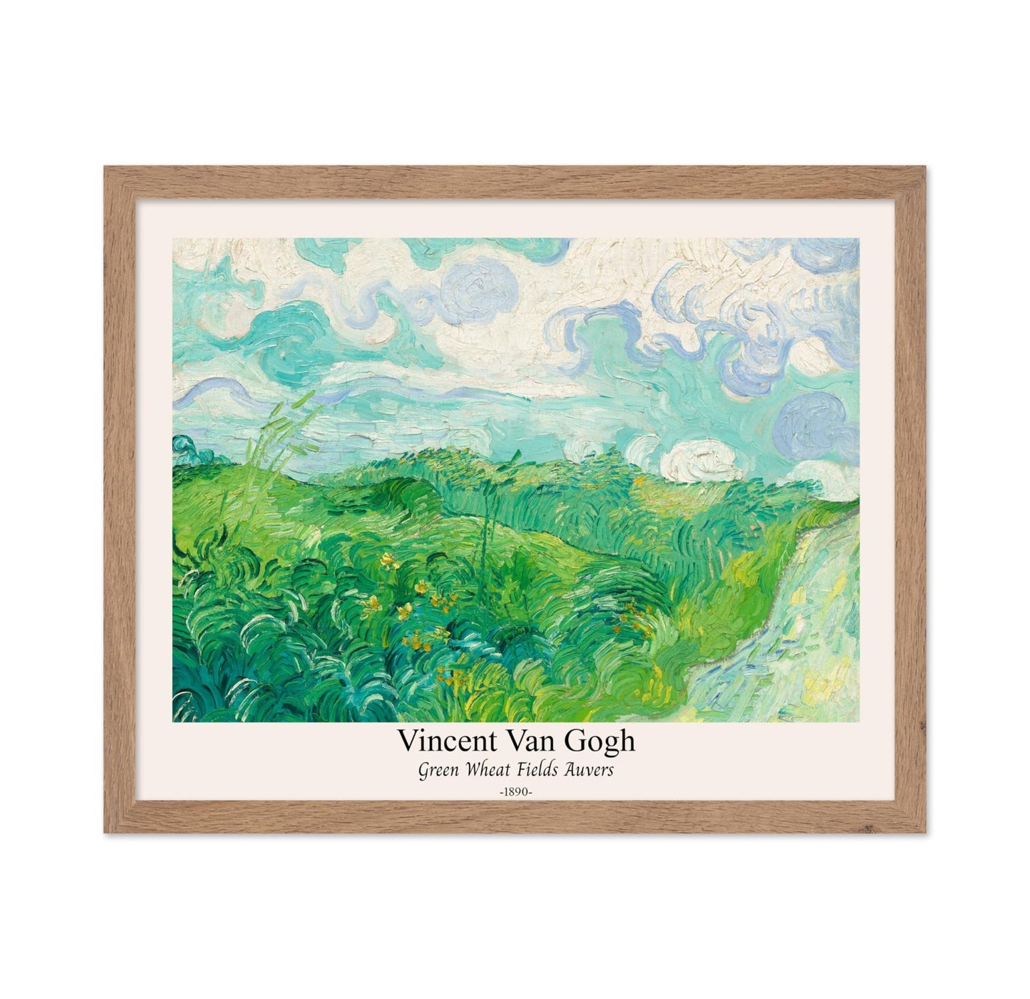 Van Gogh - Green Wheat Fields Auvers No1