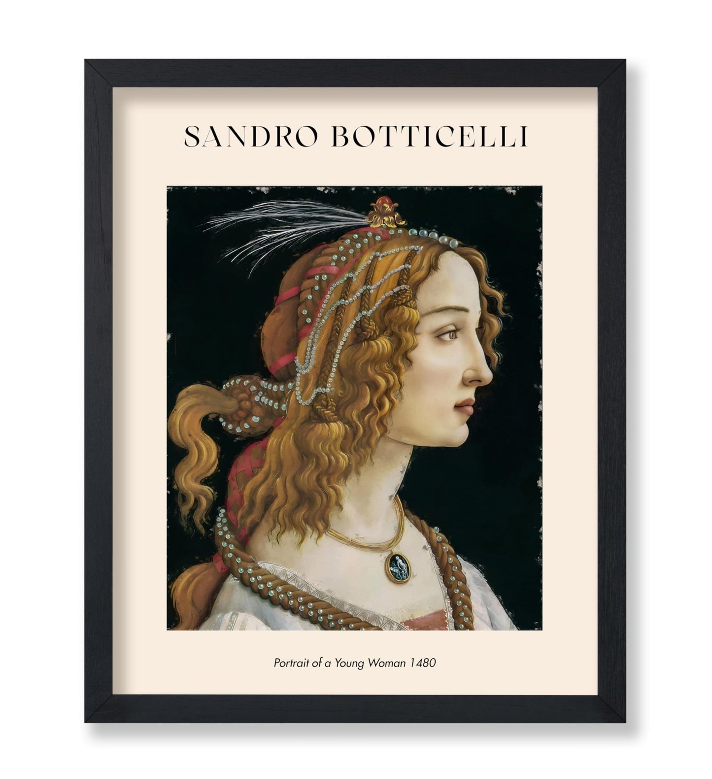 Sandro Botticelli - Portrait of a Young Woman