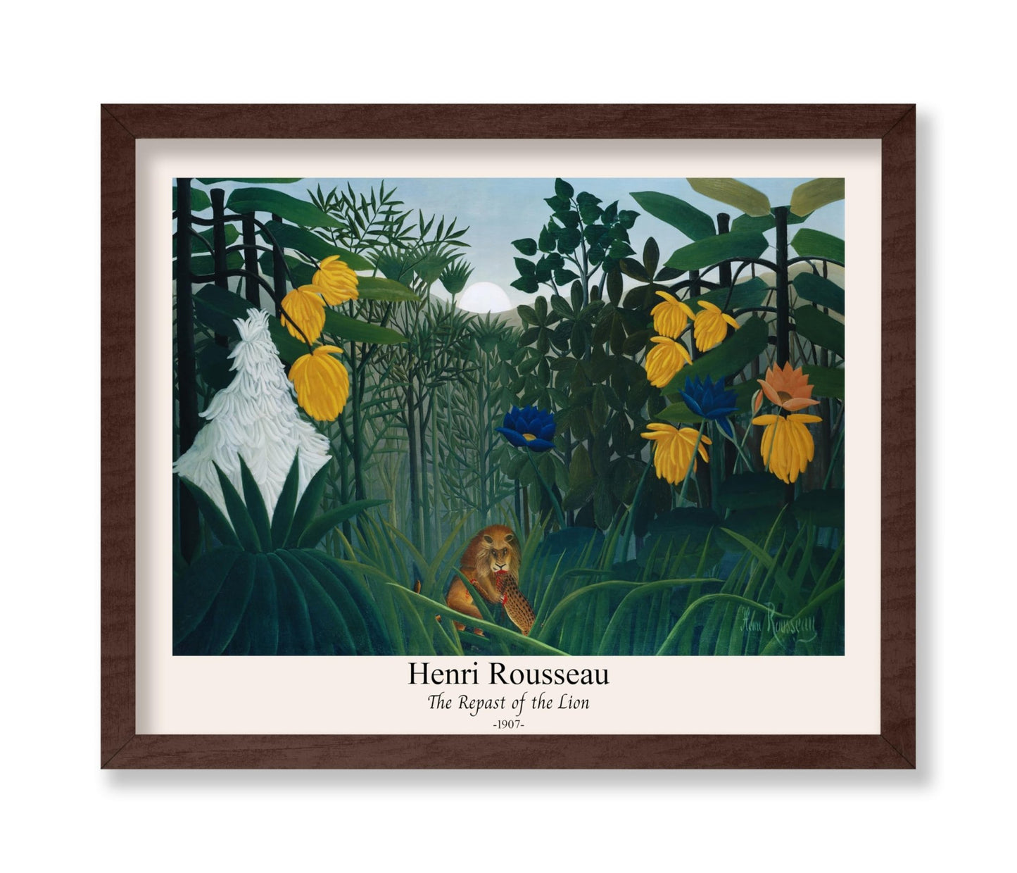 Henri Rousseau - Repast of the Lion No1