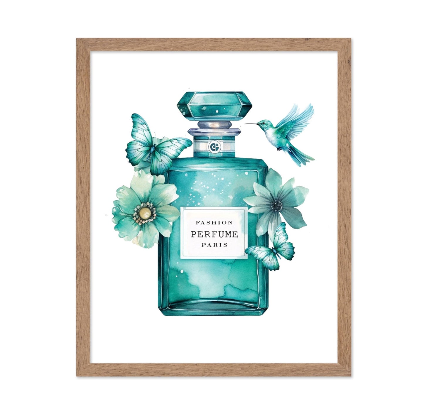 Turquoise Blue Fashion Perfume