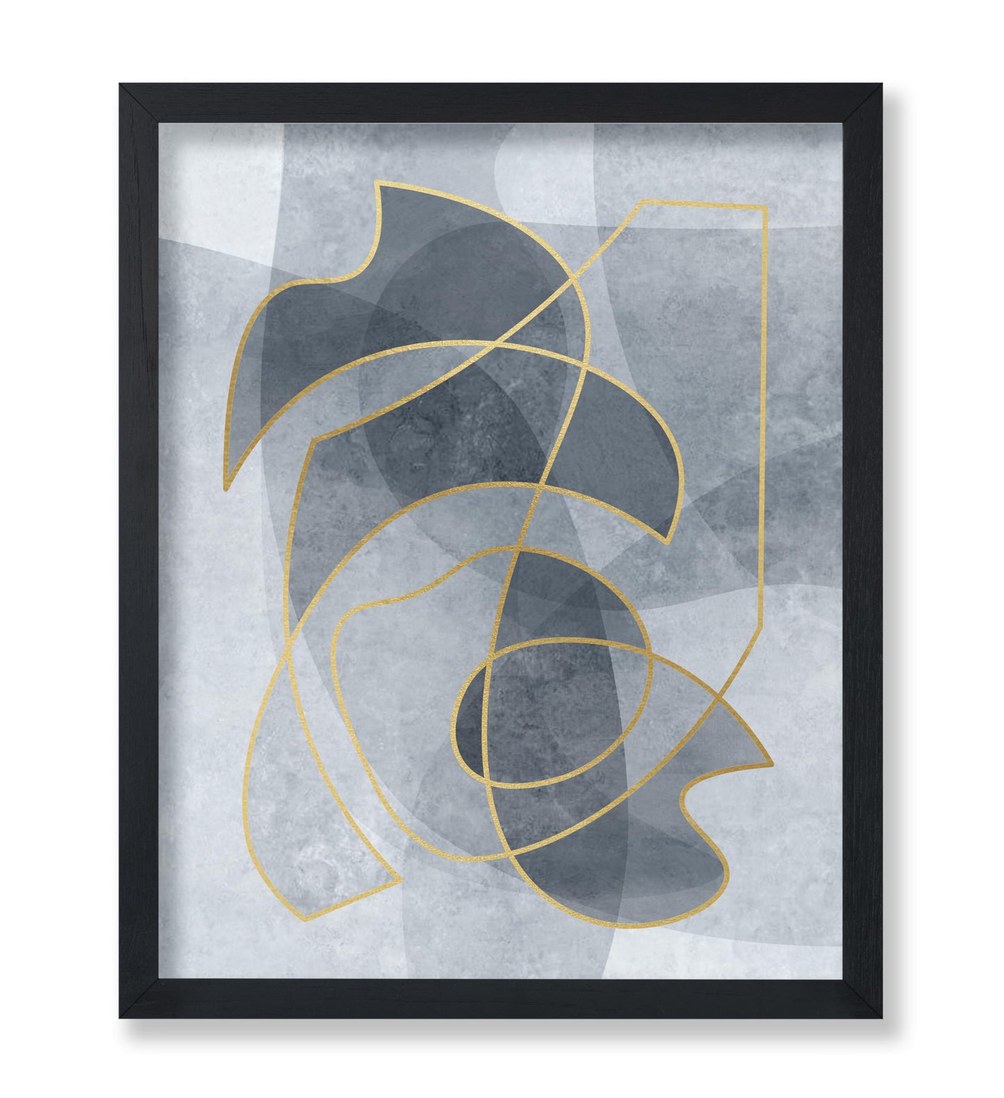 Blue Shapes No1