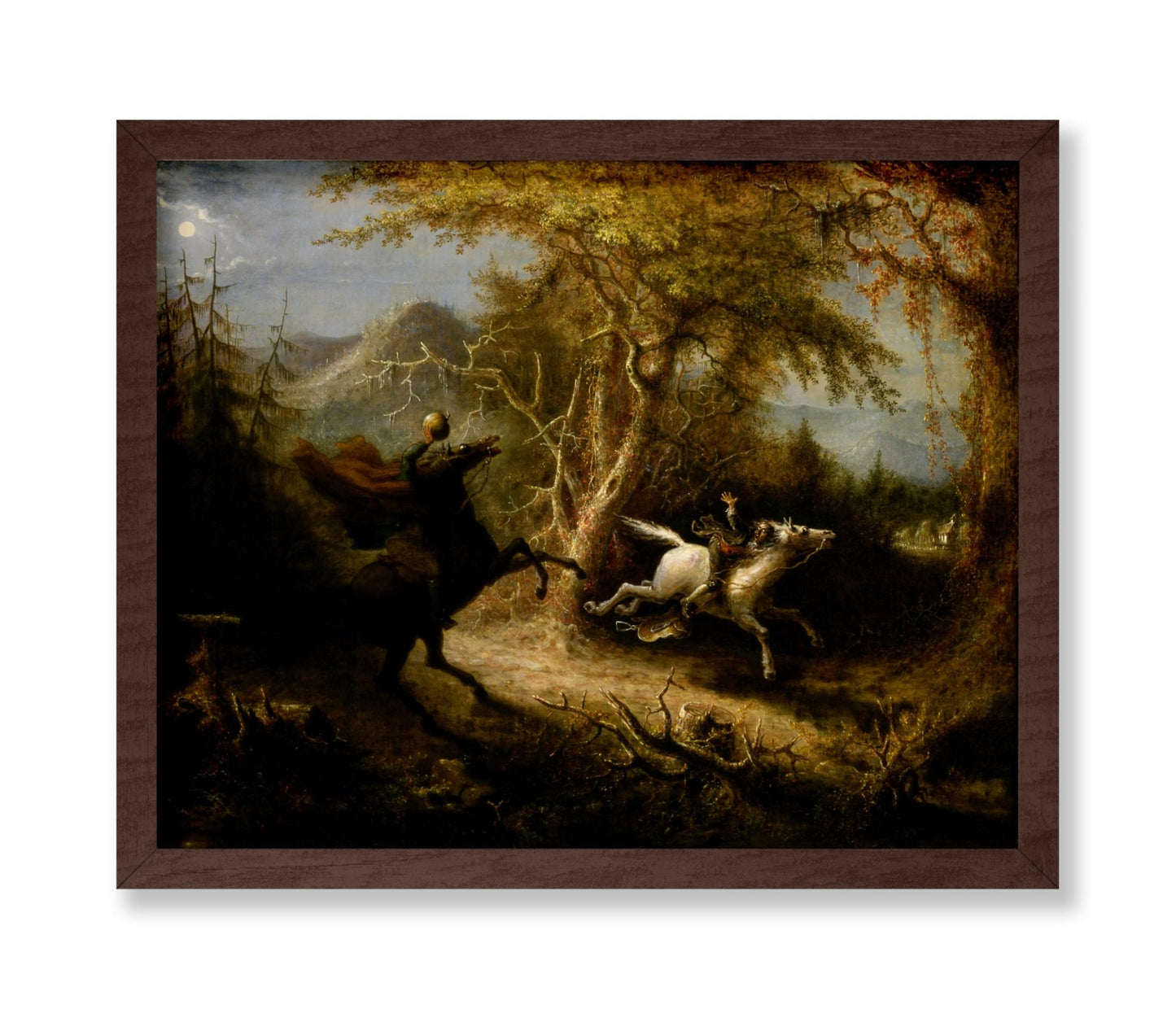The Headless Horseman Pursuing Ichabod Crane