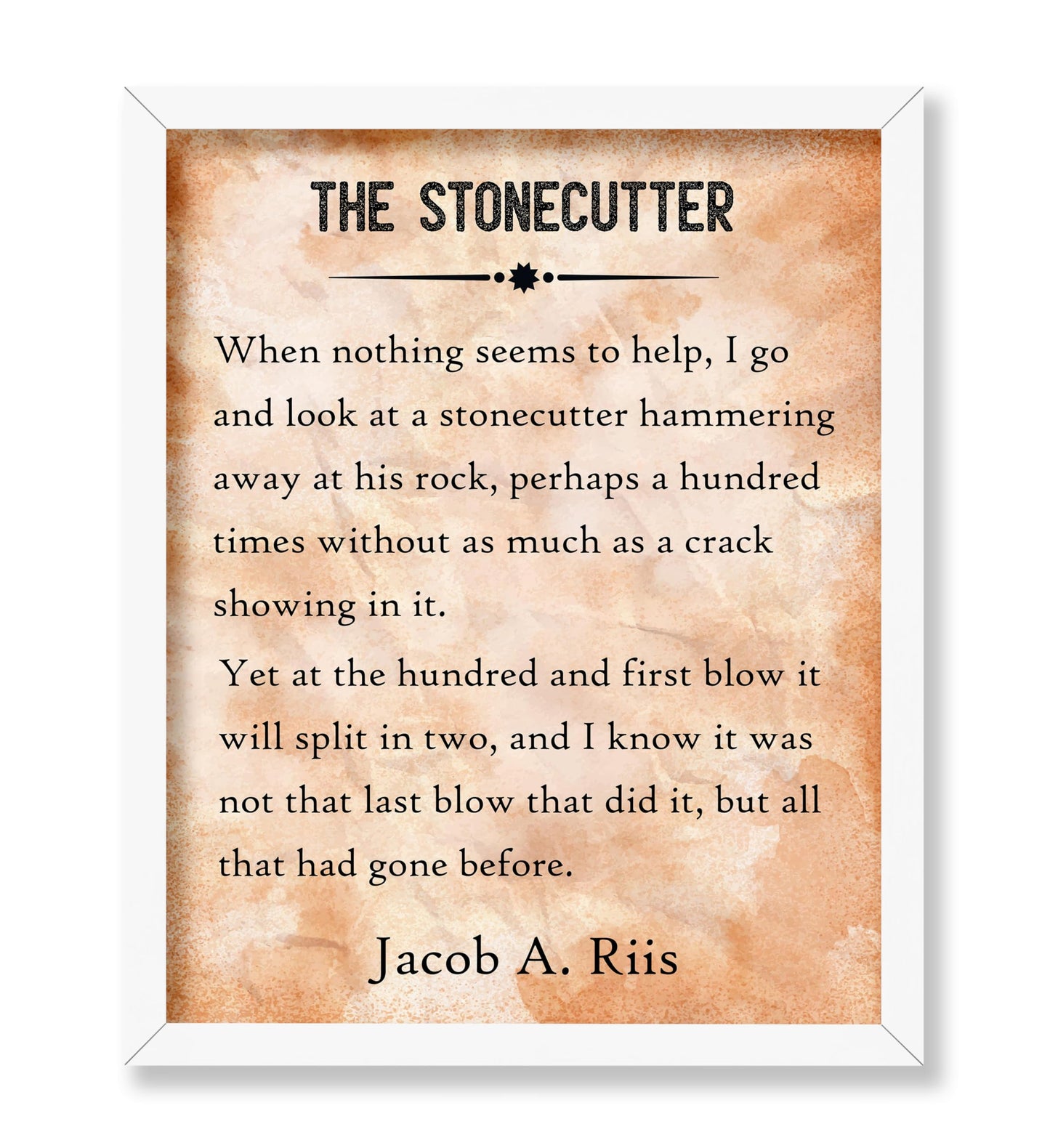 Jacob A. Riis The Stonecutter