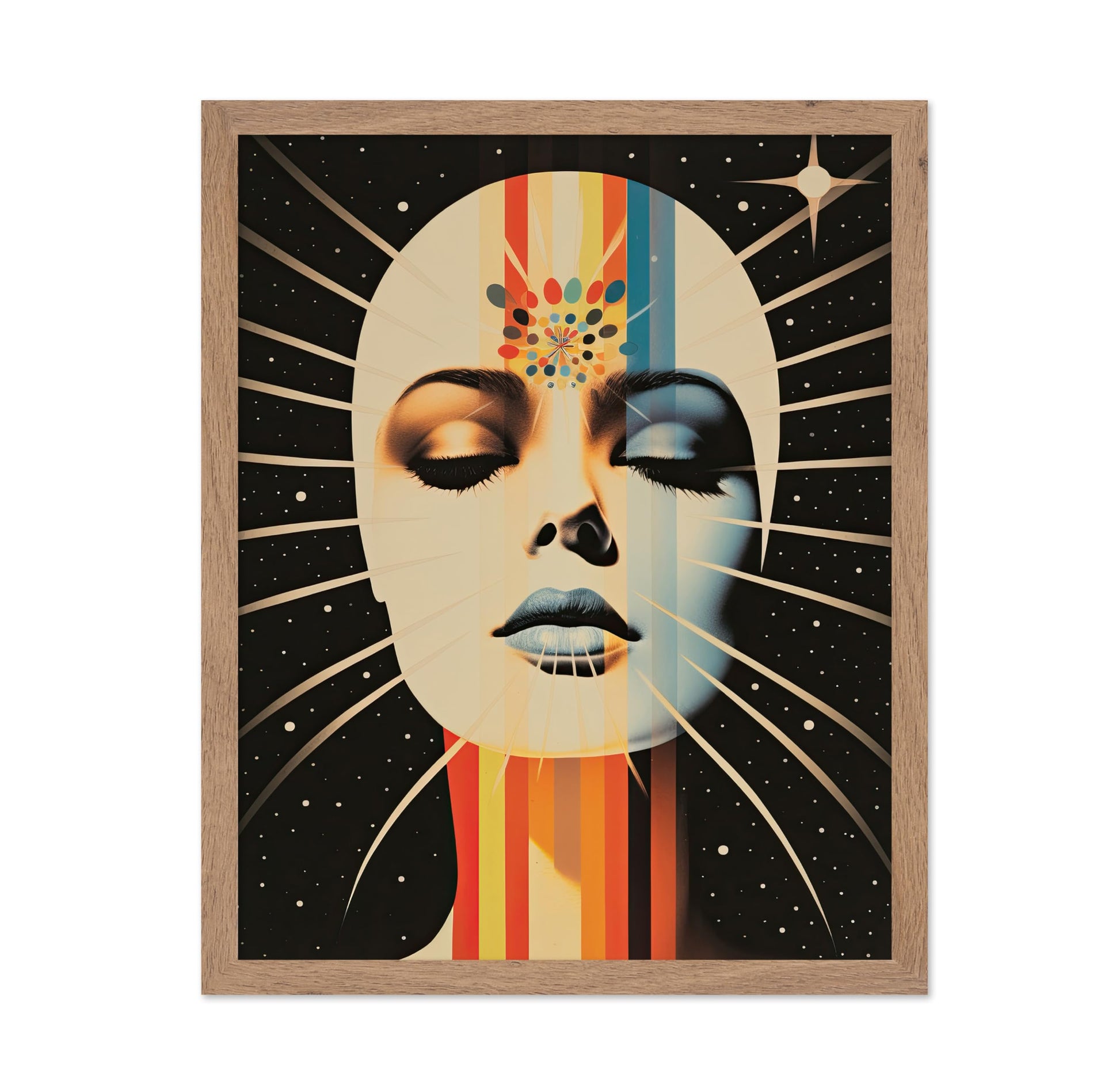 Trippy Woman Portrait No8