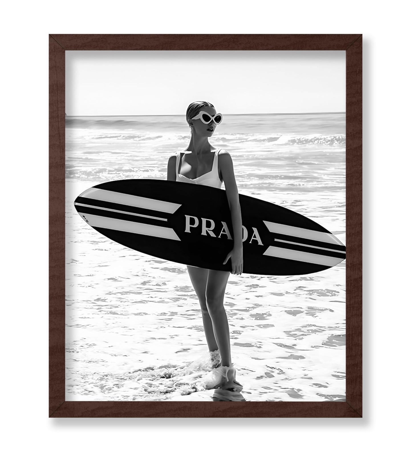 Surfer Girl in Sunglasses