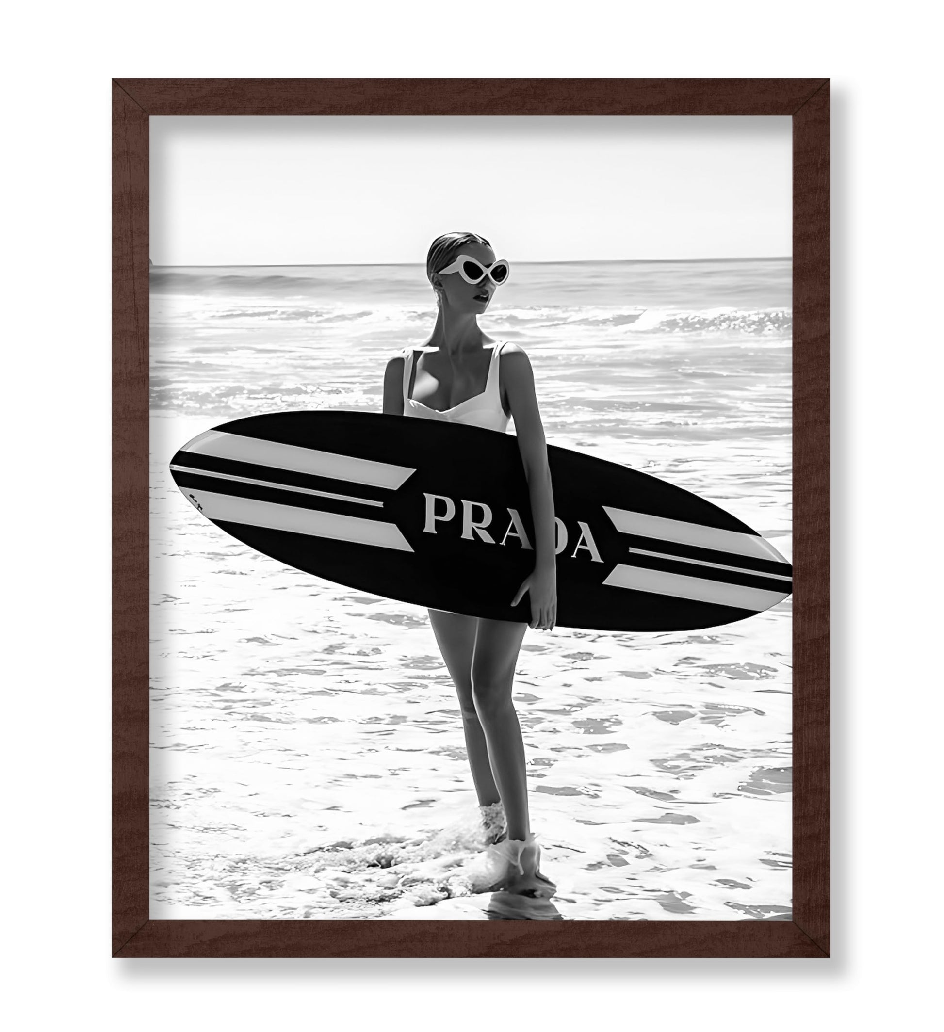 Surfer Girl in Sunglasses