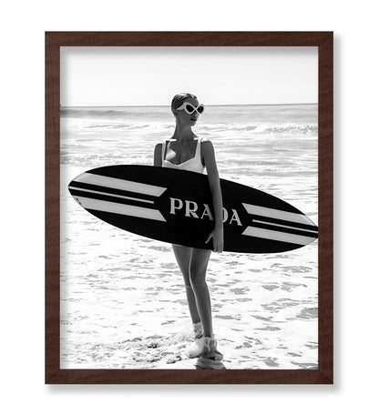 Surfer Girl in Sunglasses