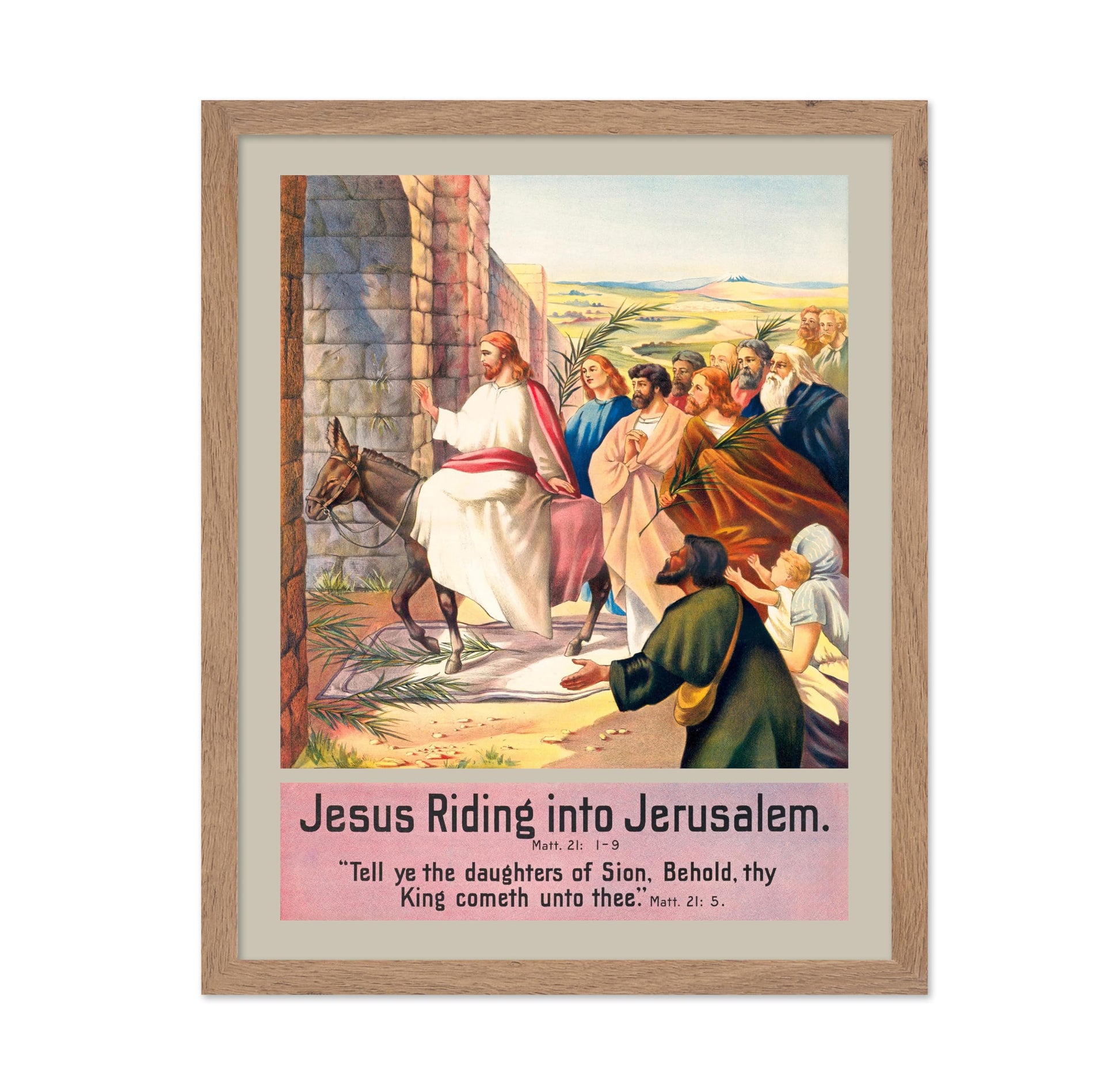 Jesus Riding Into Jerusalem