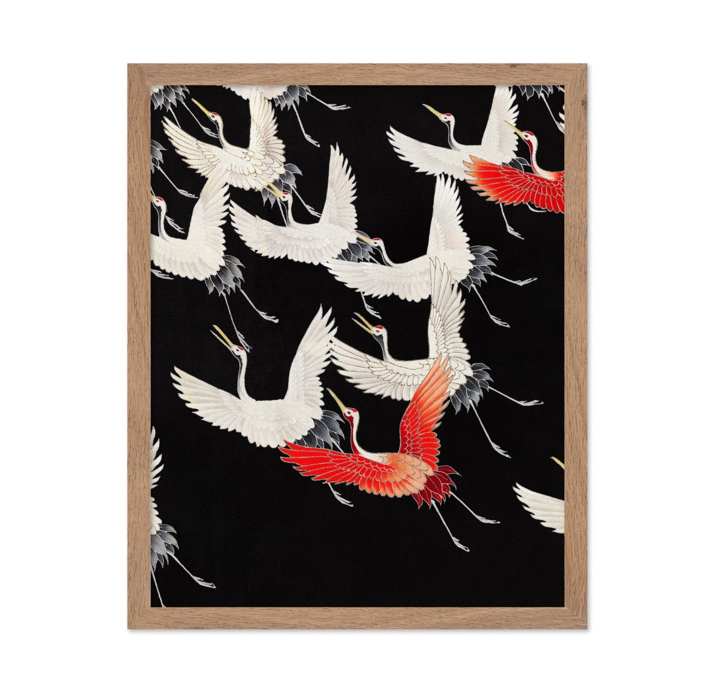 Furisode with a Myriad of Flying Cranes